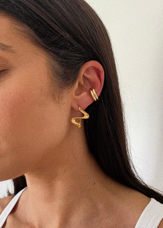 Wave Earring Gold