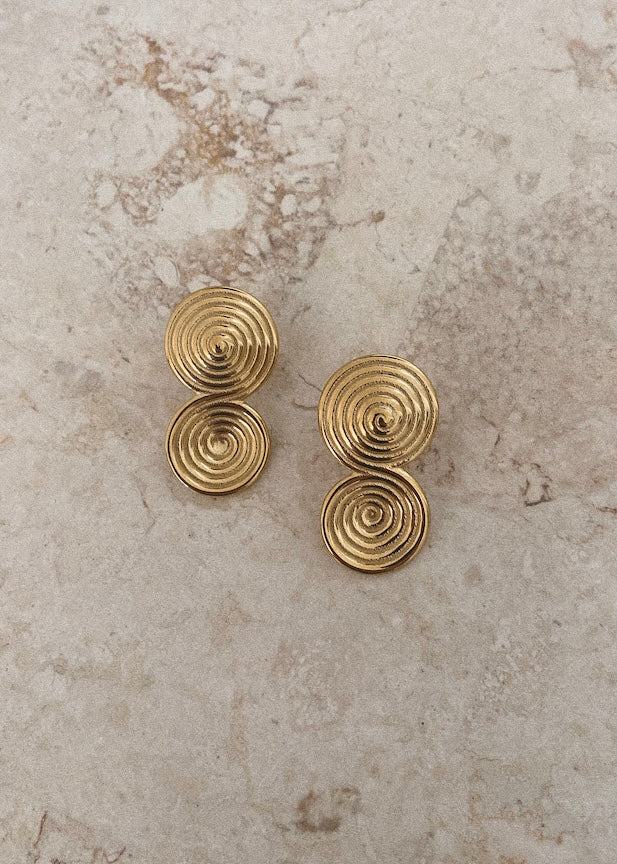 Whirl Earring Gold