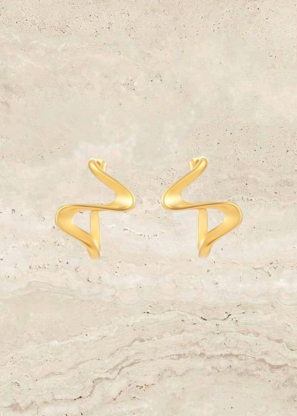 Wave Earring Gold