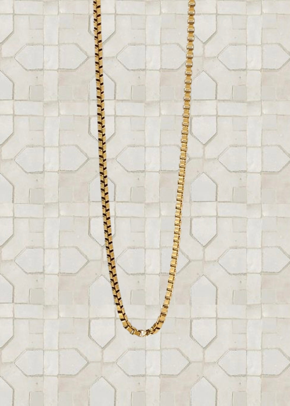 Callie Box Chain Gold